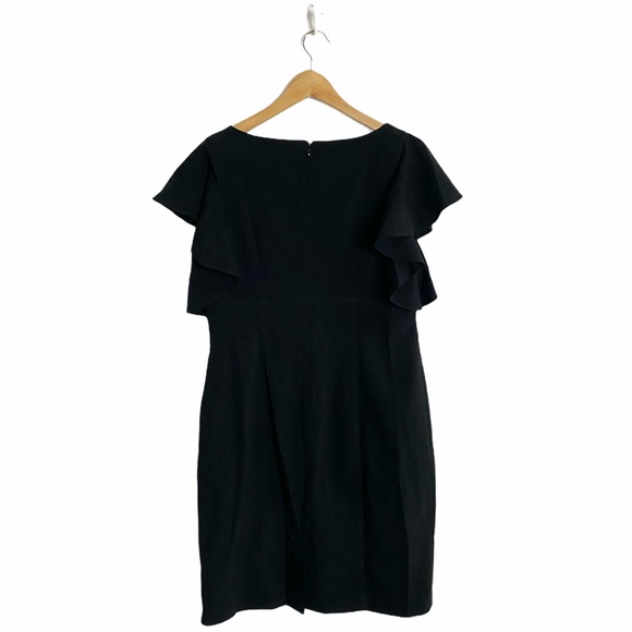 Calvin Klein Ruffled Cap-sleeve Sheath Dress - Picture 3 of 5